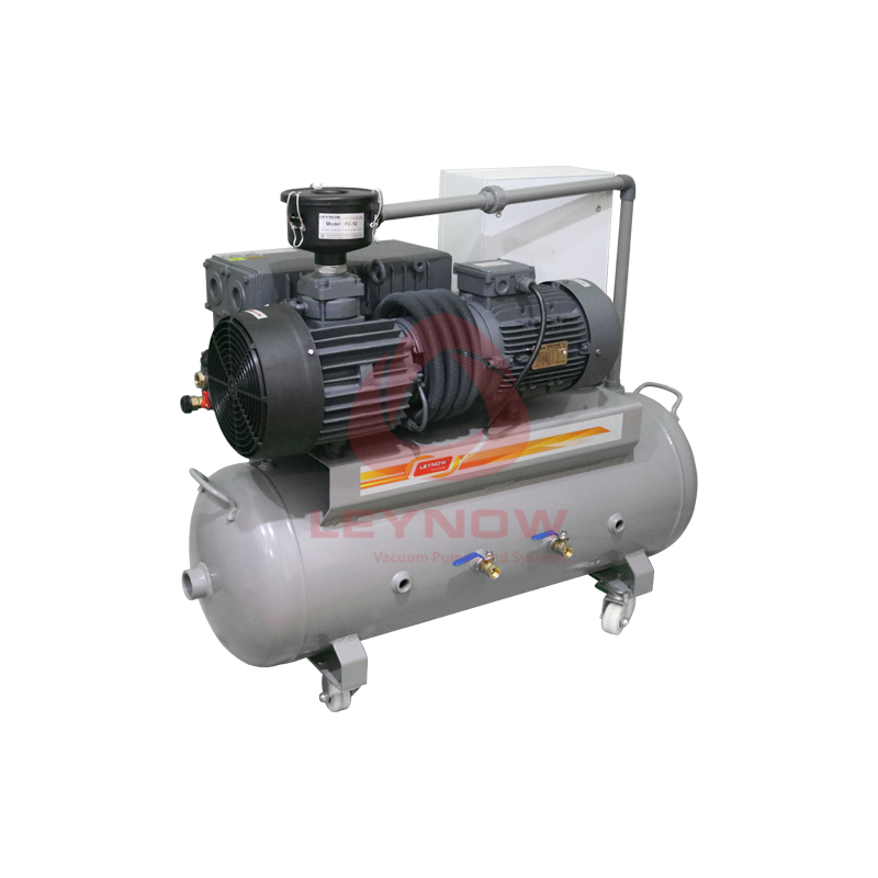 Oil type rotary vane vacuum system LNVS 0200F H103