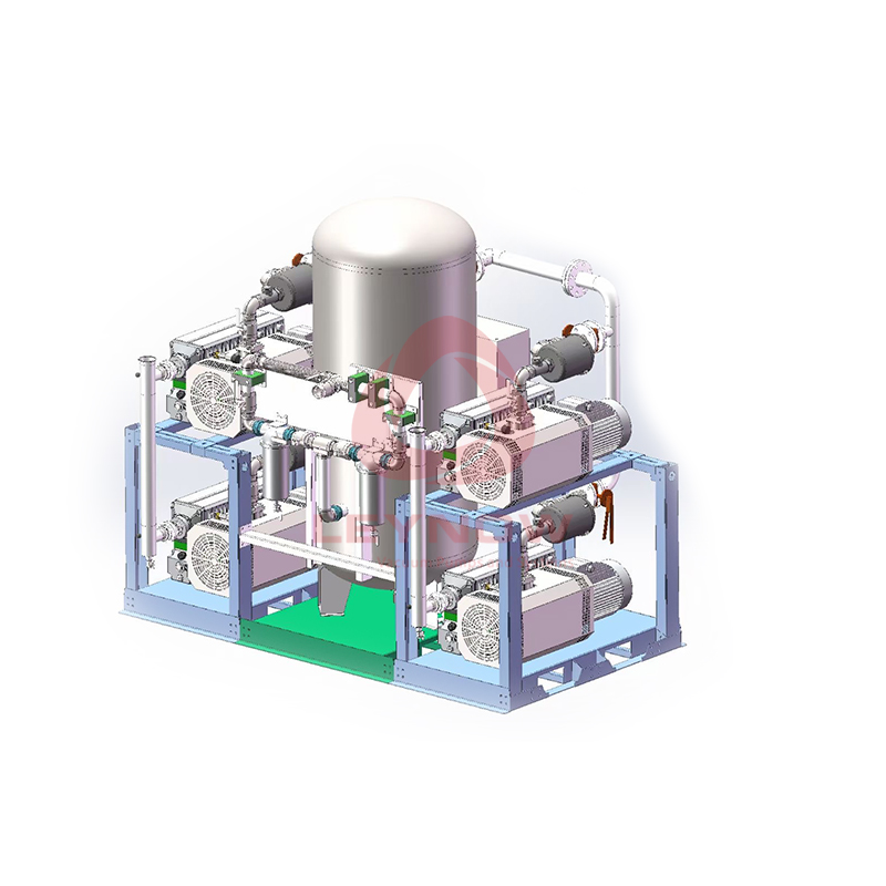 Central vacuum pump system